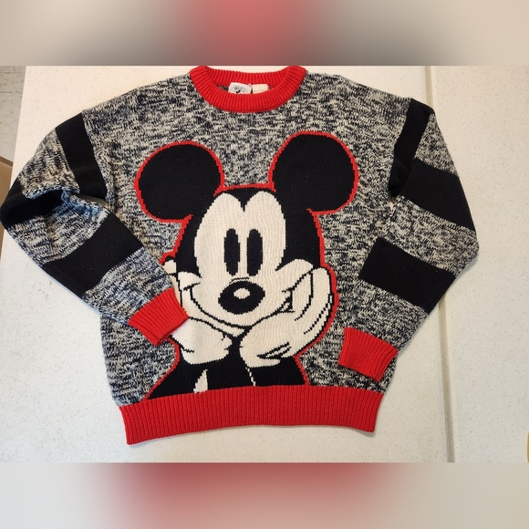 Vintage 80's 90's Mickey Mouse & Co Disney Sweater Pullover Size Large - Picture 3 of 11